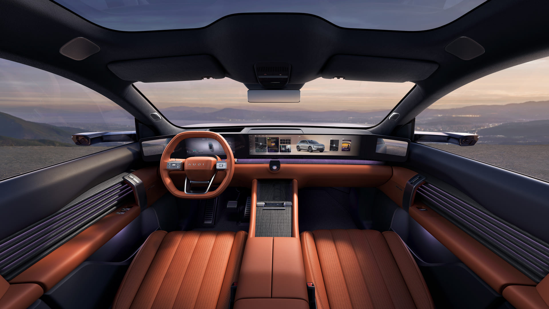 Електромобілі Audi E7X з Китаю 360